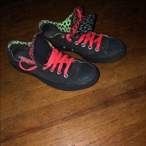 Converse double tongue